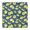 Yellow Lemon Fruit, variant on Black White Diamond Checkered Pattern Square Fitted Tablecloth with Elastic Edge,Square Table Cover,Washable Elastic Table Cover for Home Kitchen Party Decor 34"x34"