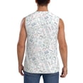 thumbnail image 4 of Haiem Men's Household Appliances Print Tank Tops Summer Sleeveless Cut Off Workout T-Shirts Fitness Vest Athletic Undershirts-Medium, 4 of 8