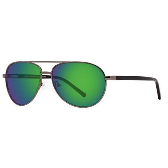 Onos CASTLE Green Plano LENS POLARIZED Gunmetal Black frame Sunglasses
