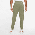 thumbnail image 2 of Nike NSW Men's Sportswear Club Fleece Joggers Cargo Pants XL Olive Green CD3129-386 w/ Drawstring, 2 of 5