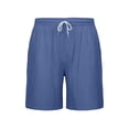thumbnail image 3 of yillto Mens Summer Shorts 5 Inch Fashion Loose Shorts Drawstring Waist Casual Dressy Short Pants with Pockets, 3 of 7