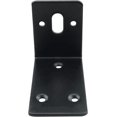thumbnail image 3 of Soporte de esquina de junta de Metal, soporte de ángulo recto en L de acero, 4 Uds., para estantes de madera, muebles, gabinete, negro, 3 of 5