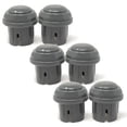 thumbnail image 1 of Top Glides Durable Mushroom Walker Glide Caps - 1 Pair (Gray), 1 of 4