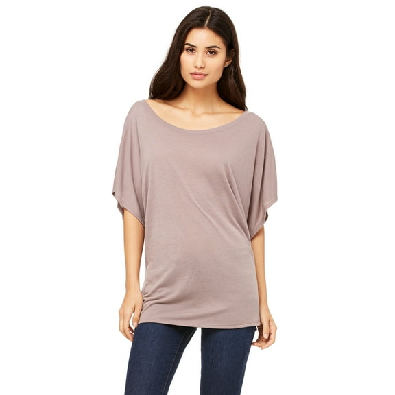 Bella Canvas Ladies' Flowy Draped Sleeve Dolman T-Shirt - 8821