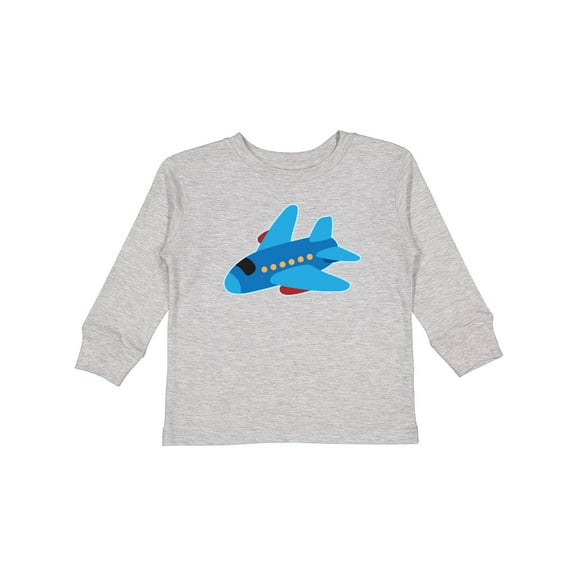 Inktastic Jet Airplane Childs Plane Boys or Girls Long Sleeve Toddler T-Shirt