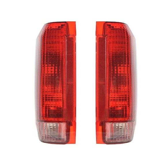 Tail Light Assembly Set 2 Piece - Compatible with 1990 - 1996 Ford F-150 1991 1992 1993 1994 1995