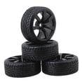 thumbnail image 2 of kusrkot 4 Pieces RC Car Rubber Tires Replacement Wear Resistant Universal for, 2 of 7