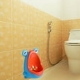 thumbnail image 4 of XMMSWDLA Baby Urinal Blue Cute Frogs Shape Training Standing Urinal Hang Type Boysfrog-Shaped Hanging Boy Urinal Orange, 4 of 4