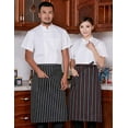 thumbnail image 4 of Chef Coat Men's Long Sleeves Unisex Women Chef Jacket Uniform, 4 of 5