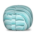 thumbnail image 1 of Abstract Storage Toy Bag Chair, Horizontal Waves Curved Stripes in Aquatic Tones Feeling, Stuffed Animal Organizer Washable Bag, Small Size, Seafoam Teal, by Ambesonne, 1 of 3