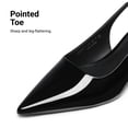 thumbnail image 4 of DREAM PAIRS Women's Kitten Heels Slingback Low Closed Toe Comfortable Pumps Pointed Toe Wedding Party Elegant Dress Shoes, 4 of 8