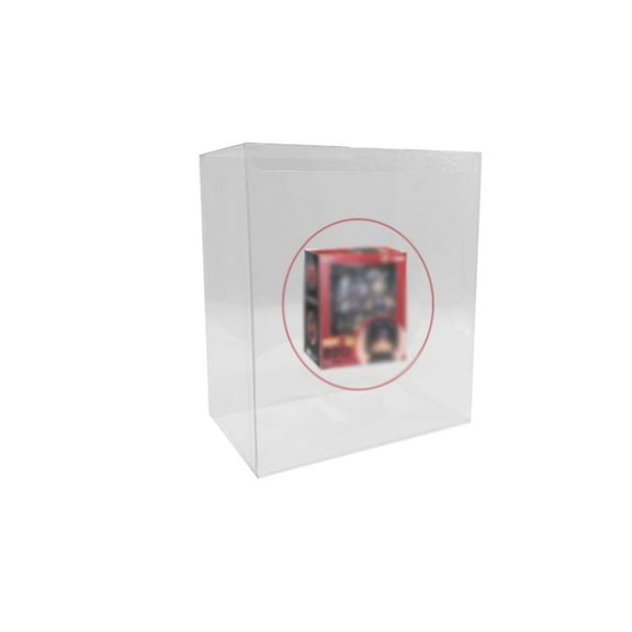 RUITROLIKER 10PCS Clear Box Protector Plastic Protection Case Sleeve Display Box for Action Figure Box