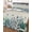 Blue, variant on Leaf King Size Down Alternative Comforter, Lightweight Comforter Quilt Bedding Set with Pillow Shams Vintage Blue Green Purple Ombre Fruit Plant All Seasons Bed Comforter Duvet Insert 96"x106"
