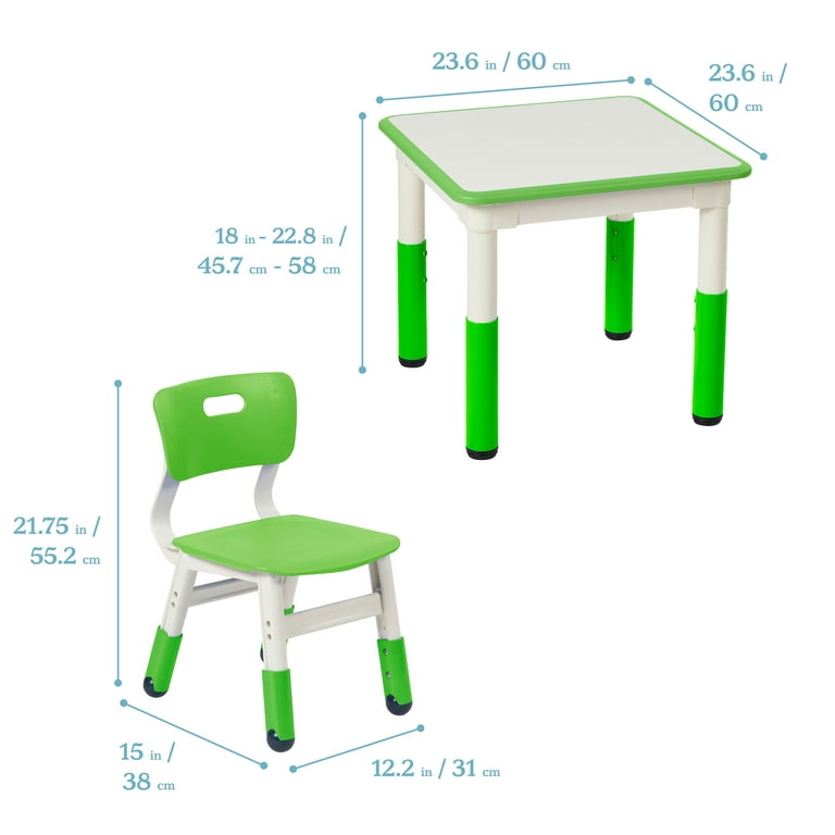 Dry erase table and chairs hot sale