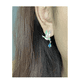 thumbnail image 3 of Aretes De Colibrí Tipo Broquel Chapado En Plata, 3 of 4