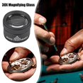 thumbnail image 3 of 30X lupa lente óptica lupa moneda reloj reparación lupa (negro) Tmvgtek Piezas de repuesto para herramientas, 3 of 9