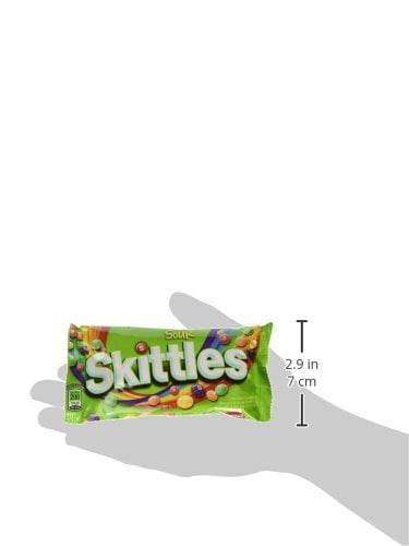 Skittles Sour Chewy Candy Bulk Pack, 1.8 Oz (24 Full Size Packs)