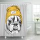 thumbnail image 1 of ABPHQTO Retrato de Bulldog francés en un sombrero Hipster amarillo Vector Cortina de ducha 160x180 cm, 1 of 1