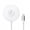 White(1 Pack), variant on 25W Fast Wireless Charging Pad,Magnetic Wireless Charger Compatible with iPhone 17/16/15/14/13/12 Series & AirPods 4/3/2 Pro Portable Phone Charger with 3.3ft Cable (Adapter NOT Included)