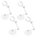 thumbnail image 4 of TABLZONE 4 Pcs Support de Figurine d'Action en Plastique Blanc Robuste Présentoir Réglable pour Modèles, 4 of 7