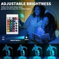 thumbnail image 4 of Lámpara de escritorio LED con control táctil de robot 3D Night Light para niños, 4 of 6
