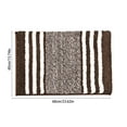 thumbnail image 3 of sruoe Bath Rugs, Bath Mats for Bathroom Floor, Bathroom Rugs, Non Slip WaterAbsorbent Stain Resistant Bath Mats, Polyester Mat, Bathroom Door Mat Household Use, Brown, 3 of 7