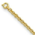 thumbnail image 4 of Auriga Fine Jewelry 14K Yellow Gold Polished 7mm Open Link Cable 7.5 inch Bracelet for Women, 4 of 6