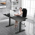 thumbnail image 4 of Costway Electric Stand Up Desk Frame Dual Motor Height Adjustable Sit Stand w/Controller, 4 of 11