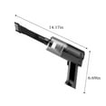 thumbnail image 3 of 14" Mini Handheld Vacuum Cleaner - 120W, 12000pa Suction Power, Cordless, Rechargeable - Perfect for Dust, Pet Hair, Crumbs - Lightweight, Home, Office, Auto Detailing, Keyboard, Bricks, Ornaments, 3 of 5
