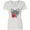 AA-White, variant on Inktastic Heart Cat Women's V-Neck T-Shirt