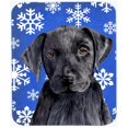 thumbnail image 1 of Carolines Treasures SC9364MP Labrador Winter Snowflakes Holiday Mouse Pad- Hot Pad or Trivet, 1 of 1