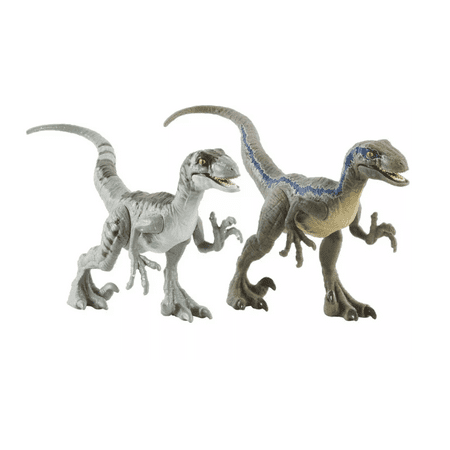 Mattel Jurassic World Camp Cretaceous Raptor Squad Action Figure Set, 4 Pieces
