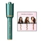 thumbnail image 1 of Rizador de cabellero automático, rizador automático con de cerámica de 3 temperaturas ajustables, herramienta de peinado de salón profesion - Verde Macarena Rizador de pelo automático, 1 of 6