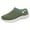 Green, variant on DSJLMQ Women's Elastic Strap L𝗈afers Lightweight Casual S𝗅ip On Sandals Hollow Breathable Flat Shoes Summer Comfort Breathable Backless Shoes Adjustable Slingback Shoes