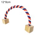 thumbnail image 7 of SPRING PARK 1/5Pcs Hamster Chew Toys, Pet Bunny Tooth Chew Toys, Wooden Barbell Cotton Rope Guinea Pig Toys Accessories, Teeth Care Molar Toy for Rabbits Gerbils Rats Chinchillas and Other Small Pets, 7 of 7