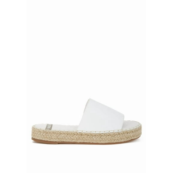 Scalar Genuine Soft Leather Espadrille Flatforms