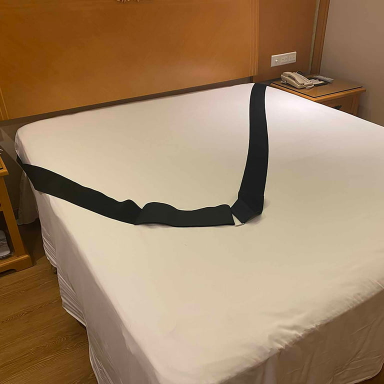 Bed Sheet Holder One Elastic Band with Fastener Fits All Mattress
