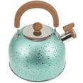 SHISUYAN Stainless Steel Whistling Tea Kettle with Wood Handle 2L