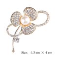 thumbnail image 1 of Broche de flores con diamantes de imitación y cisne de perla de moda japonesa y coreana, accesorio femenino, 1 of 6