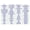 Blue Inverted, variant on Toolbox Organizational Magnetic Labels Premium Set by DCM Solutions (Black, 0.75"H x 4.5"W)