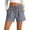 *Dark Gray, variant on VBVC Women's Drawstring Cotton-Linen Shorts,Summer High Waist Shorts For Women,Ladies Beach Vacation Straight Leg Shorts with Pockets,Army Green,S-3XL