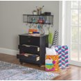 thumbnail image 4 of Craydon Six-Drawer Wide Roll Cart, Black, 4 of 8