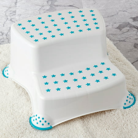 Parent's Choice 2-Tier Step Stool, Turquoise