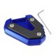thumbnail image 1 of Unique Bargains 1 Juego de Almohadilla de Placa de Soporte de Motocicleta de aleación de Aluminio para Suzuki GSXR600 2009-2022 con Llave Negro Azul, 1 of 1