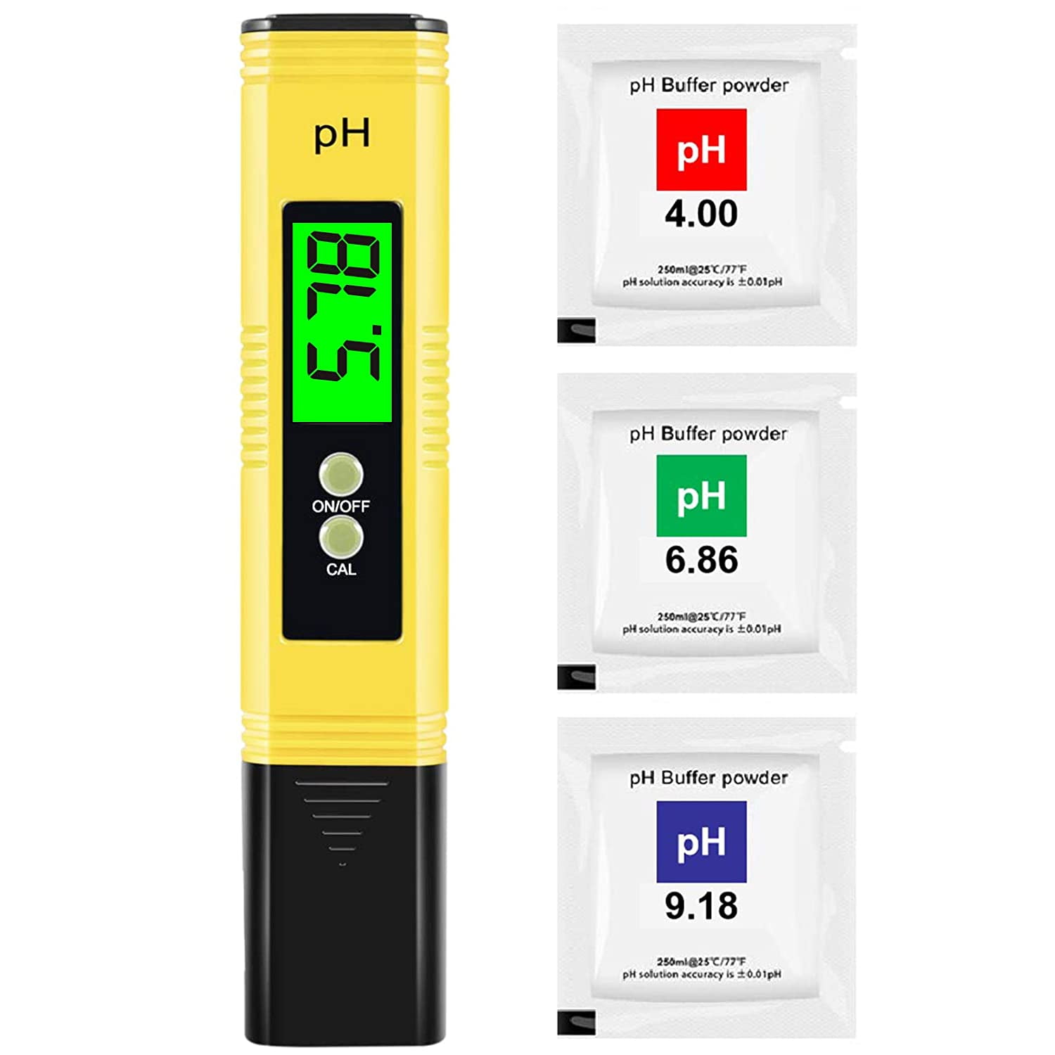 Swimming Pools Hydroponics Aquariums INTBUYING 0.1pH High Accuracy Digital pH Meter/pH Pocket Pen Tester with ATC LCD 0-14 pH Measurement Range for Household Drinking Water