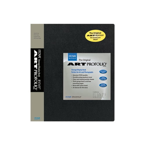 ITOYA OF AMERICA, LTD IA1216 ART PROFOLIO PRESENTATION BOOK 16X20 24 PAGES