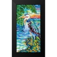 thumbnail image 2 of Vitaletti, Carolee 9x14 Black Modern Framed Museum Art Print Titled - Beach Comber II, 2 of 5