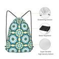 thumbnail image 5 of XMXT Unisex Drawstring Backpack for Women Men, Colorful Kaleidoscope Pattern Waterproof Gym Bag String Bags for Shopping Sport Travel, m, 5 of 8