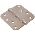 thumbnail image 2 of 4" Satin Nickel 5/8" Radius Butt Hinges, 2 of 2