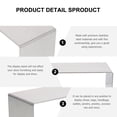 thumbnail image 3 of MasteelfCA 1pc Stainless Steel Display Rack Countertop Shoe Bag Display Rack Handbag Stand, 3 of 7